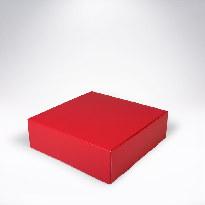 Krabička 209x208x65 Červená