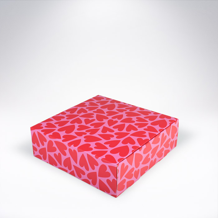 Krabička 209x208x65 Hearts