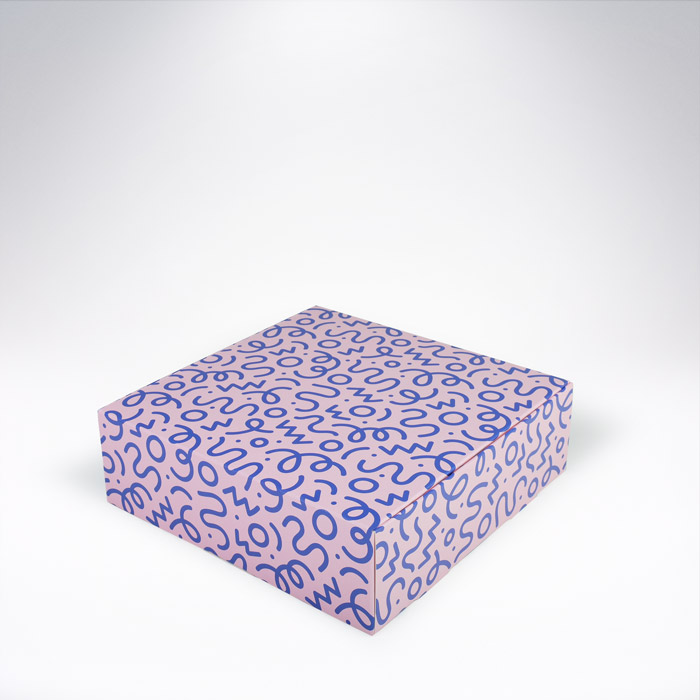 Krabička 209x208x65 Pink Line