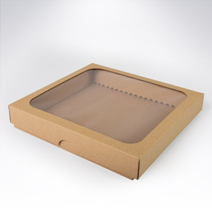 Krabička s okienkom 200x200x35